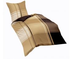 Fleuresse Moderne life 22675 Fb. 3 Draps de lit en Satin Maco 135 x 200 cm Beige