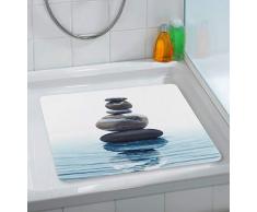 WENKO 23155100 Tapis de Douche Meditation, Plastique, 54 x 54 cm