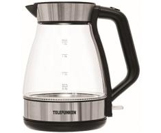 Telefunken 1003359Â tfwk1800g Bouilloire, Acier Inoxydable/Noir, 20,3Â x 21,8Â x 24,8Â cm