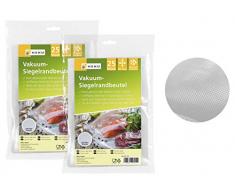 HEKU 30115: 50 Sacs à sceller sous vide 24 x 18 cm pour conservation et congélation