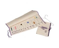 Circulaire Solution Doublepoint Aiguille Ã Tricoter numÃ©rotÃ©es Meuble de Rangement, Multicolore, 33.02Â x 24.13Â x 1.9Â cm