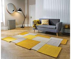Flair Rugs 34461 Tapis, Laine, Jaune, 120cm x 180cm