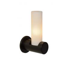 Lucide 04206/01/30 Applique murale, Verre, 33 W, Noir, Opalin