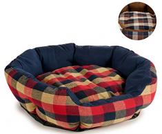 AR Lit matelassÃ© pour Animal de Compagnie, Multicolore, 58 x 50 x 17 cm