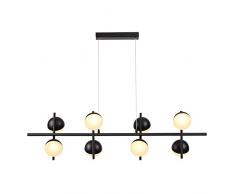 interfan Lampe suspension, 56Â W, noir, 100Â x 21.5Â x 120Â cm