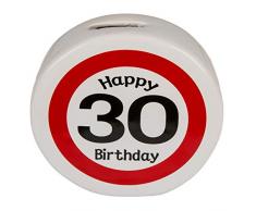ootb Tirelire en céramique Happy Birthday - 30