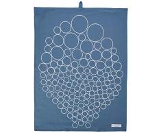 Manostiles Danish Design Co. Torchon 100% Coton Bio Bleu Soirée Taille Unique