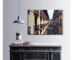 Bonamaison DÃ©coration Murale Impression sur Toile, Dimensions: 100 x 70 Cm - ConÃ§u et fabriquÃ© en Turquie