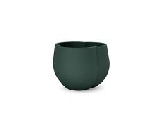 Cooee Design Clover Pot de Fleurs en céramique Vert foncé 12 cm