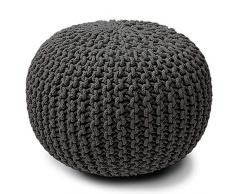 TODAY 233079 Pouf, Gris, 60x45