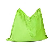 Pushbag Pouf, Polyester, Citron Vert, 170 x 140 cm