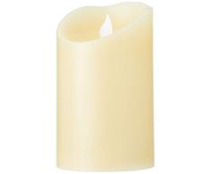 Best Season 064-21 Bougie LED, Plastique, Ecru