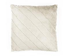Thedecofactory 443005 Coussin, Polyester, Beige, 40 x 40 x 3 cm