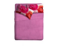 Ipersan 1 Personne Complet lit Fine Art Photographique Bouquet Fuchsia/Rose