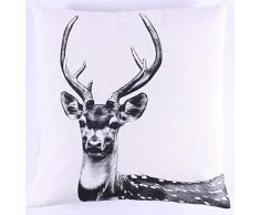 La Finesse Housse de Coussin carrÃ©e dÃ©corative 50 x 50 cm pour la Maison en Coton pour Le Salon, Le canapÃ©, la Chambre Ã Coucher, Tissu colorÃ©, Taille Unique