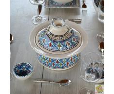 Cocotte Querouana Bakir turquoise - D 20 cm