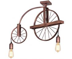 Homemania Lampe à suspension W64xd10xh55 cm Cuivre