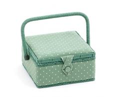 Hobby Gift Boîte à coudre pour ranger vos fils, aiguilles et autres accessoires de manière pratique et compacte, mousse, 20 x 20 x 11 cm