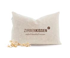 Zirben Family Coussin en pin Naturel pour Chien 20 x 30 x 9 cm