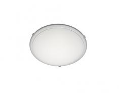 Reality, Plafonnier, Cursa incl. 1 x LED,SMD,7,0 Watt,3000K,560 Lm. Verre satiné, Blanc balayé, Corps: Verre, Blanc Ã:25,0cm, H:8,0cm IP20