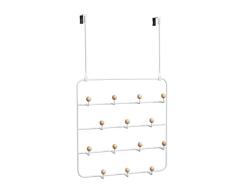 Umbra Organiser Armoire Ã Portes Multifonctions Estique en MÃ©tal Blanc, 60,3 x 36,2 x 10,8 cm