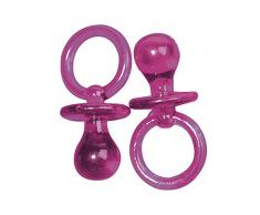 Rayher Hobby 3919133 Sucette en Plastique, 5 cm, sous Blister Lot de 5 - Pi