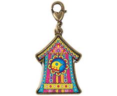 Solid Oak en chêne Massif thaneeya (R) LLC Acrylique Charme Nichoir, Acrylique, Multicolore, 3 pièces