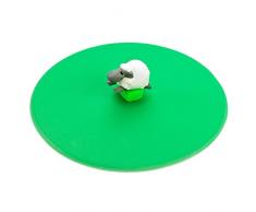 Lurch 210935 Couvercle de Tasse, Silicone, Vert, 20 x 15 x 10 cm