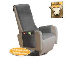 deeel basics Housse de Fauteuil Gris 50 x 155 cm