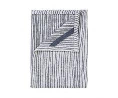 blomus Belt Torchon Lily Blanc/Gris Foncé 50 x 70 cm