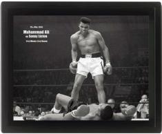 Empire merchandising 558121, muhammad ali, sonny liston montÃ©e poster encadrÃ© 3D, dimensions : 20 x 25 cm