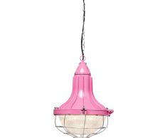 Kare Suspension, Ã©cran. Fer, verre, rose, 36Â x 36Â x 48Â cm