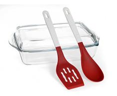 Pasabahce 59010Â byguzzini PoÃªle avec spatule, rectangulaire, 33Â cm