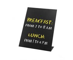 Garcia de pou Ardoises De Table 10,5X15 Cm Noir Fer - 6 unitÃ©s