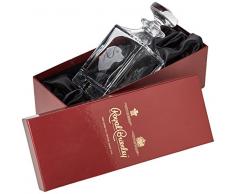 Royal Brierley 1 Carafe Ã dÃ©canter en Cristal avec Labrador gravÃ© Transparent