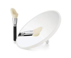 Philippi Donatella Miroir grossissant, Bois, Blanc, 21Â x 21Â x 21Â cm