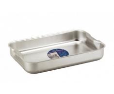 Zodiaque Aluminium Profonde Plat Ã rÃ´tir, Argent, 11.9Â Litre