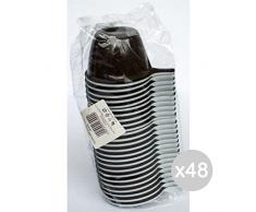 Arista 203090 Lot de 48 Tasses à café Bicolore pour la Table et la Cuisine