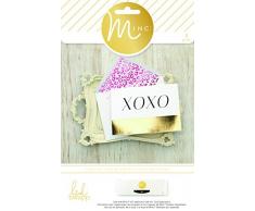 American Crafts Papier Minc Cartes et enveloppes 8/Pkg-XOXO