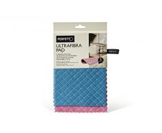 Perfetto - Ultrafibra Pad - Chiffon en Microfibre - Bleu Avion/Blush, 17Â x 23Â x 0,5Â cm