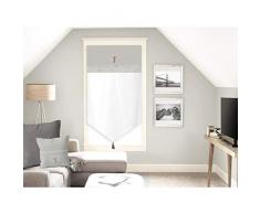 Soleil docre Tendresse Brise bise, Coton, Gris, 60 x 120 cm
