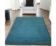 Flair Rugs 20281 Tapis, Laine, Bleu, 75cm x 150cm