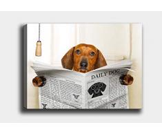 Bonamaison Peinture sur toile, multicolore, 40 x 60 cm - ConÃ§u et fabriquÃ© en Turquie