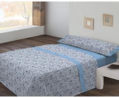 Gale Hayman Style Javier larrainzar Pasley draps 190x105x3 cm Bleu