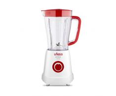UFESA BS4707 Mixeur, Plastique, 1.5 liters, Blanc/Rouge