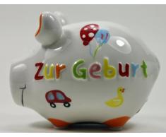 KCG Tirelire en cÃ©ramique Motif Cochon de Naissance Petit modÃ¨le