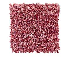 Dutch Decor Coussin Joska 45x45 cm Fuchsia - Coussins Déco - Oreiller Décoratif - Déhoussable - Zippé