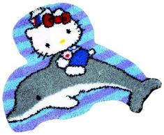 Vervaco 1-Pièce Tapis Au Crochet Hello Kitty