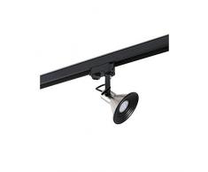 Projecteur Barcelona Cup 40593 sur rail-Projecteur LED 8W corps metal