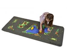Learning Carpets Tapis dentraÃ®nement dans Le Parc Childrens Anti-dÃ©rapant pour Tapis Multicolore